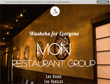 Tablet Screenshot of monrestaurantgroup.com